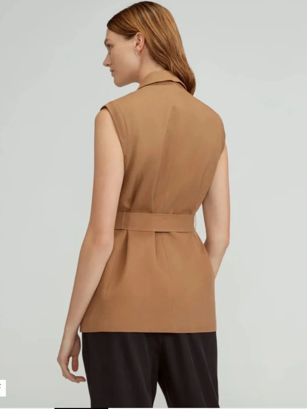Everlane The Sleeveless Blazer In Buttersmooth